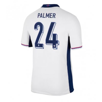 England Cole Palmer #24 Hjemmebanetrøje EM 2024 Kortærmet England Cole Palmer #24 Hjemmebanetrøje EM 2024 Kortærmet